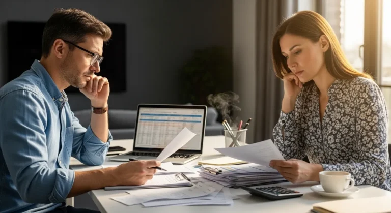 Pessoa refletindo sobre armadilhas financeiras da classe média e planejamento financeiro