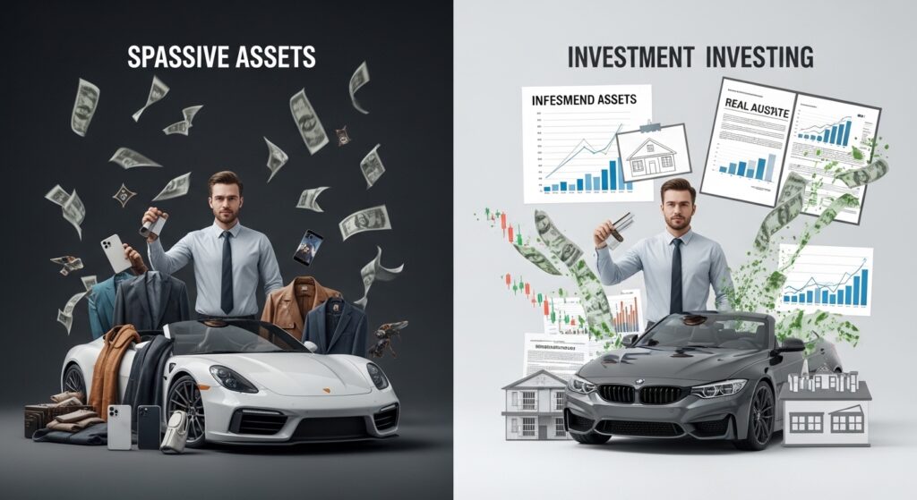 ativos versus passivos financeiros