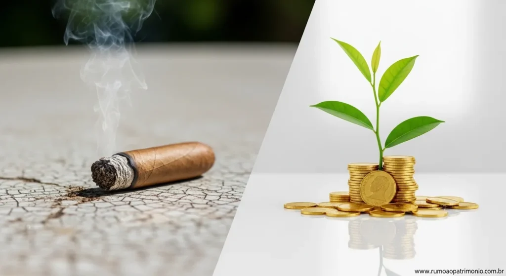 estratégia de Buffett evoluindo da bituca de charuto para o value investing moderno