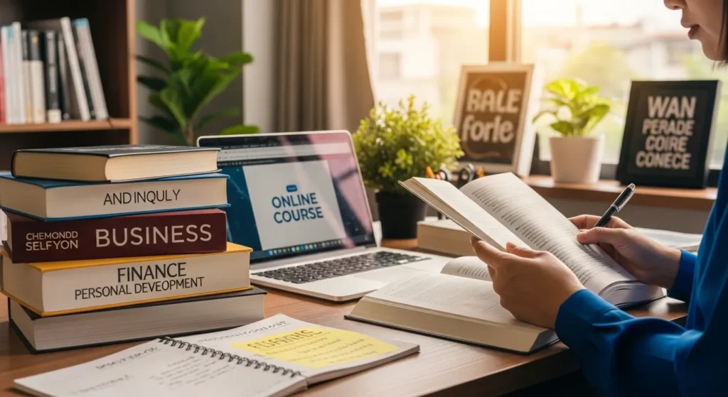 investir conhecimento prosperar