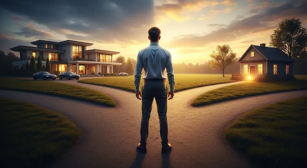 jovem rico escolha dificil