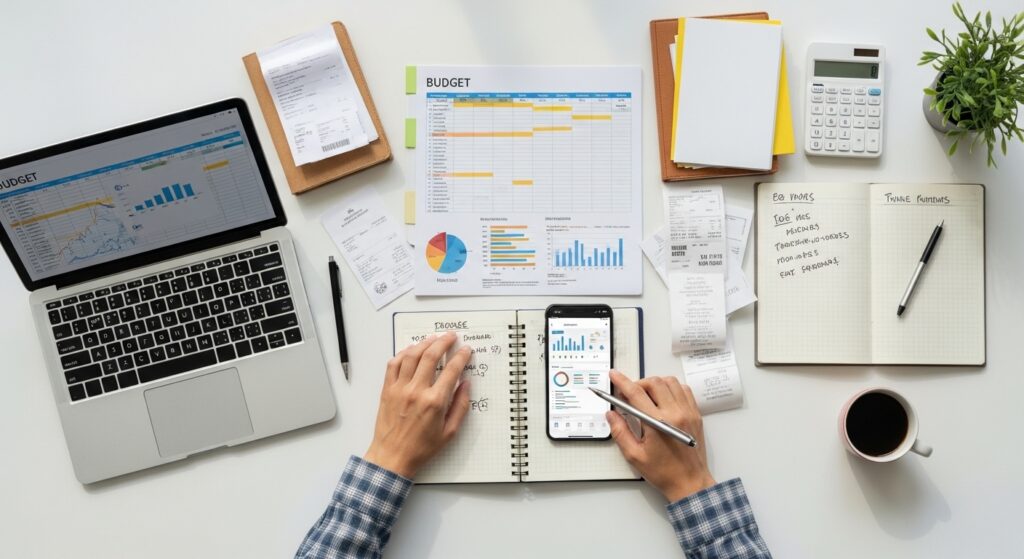 organizacao numeros habitos financeiros