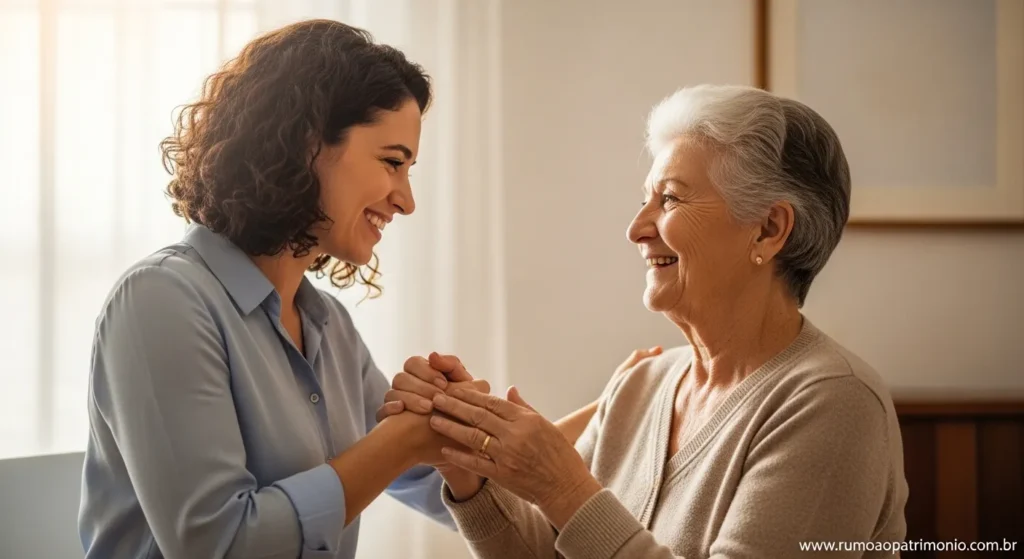 Duas pessoas se cumprimentando com gratidão representando o princípio da honra na vida financeira