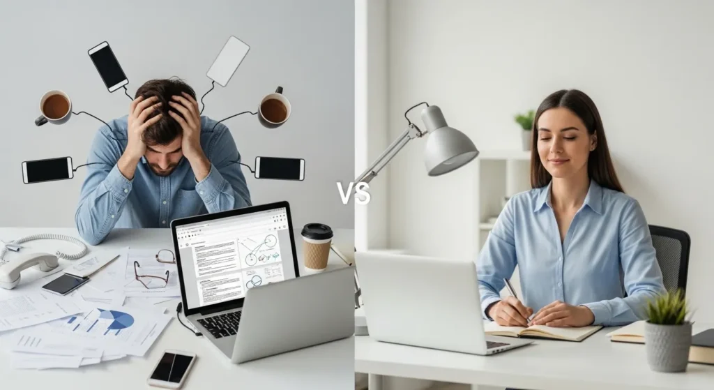 produtividade versus ocupacao