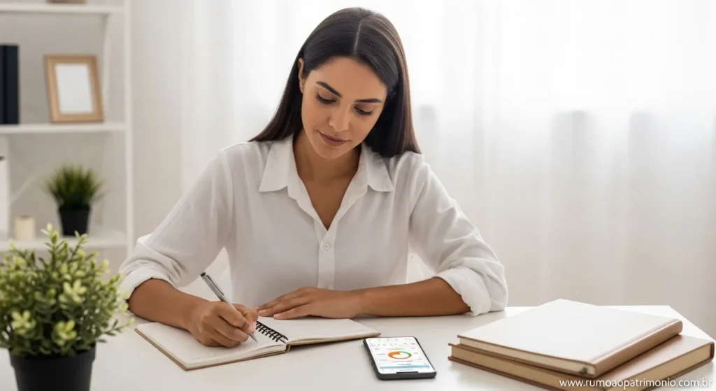 controle financeiro como habito diario para gastar menos